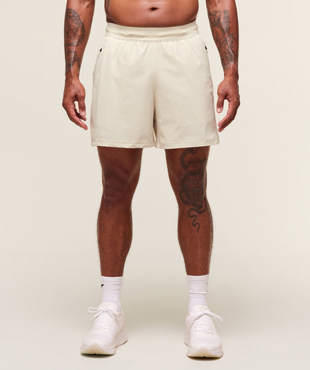 Gymshark Fit Elite 5" Shorts Oat White