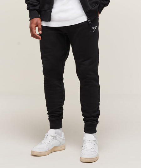 Gymshark Crest Joggers Black
