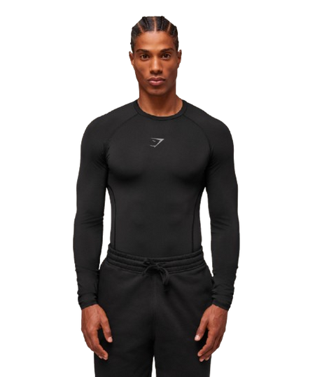 Gymshark Element Baselayer Long Sleeve T-Shirt - Black