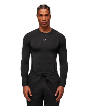 Gymshark Element Baselayer Long Sleeve T-Shirt - Black