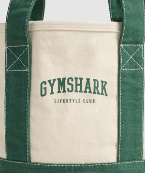 Gymshark Collegiate Mini Tote Oat White
