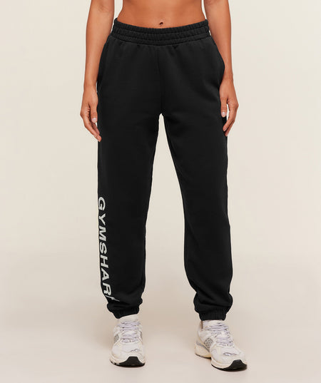 Gymshark Embroidered Logo Joggers - Black