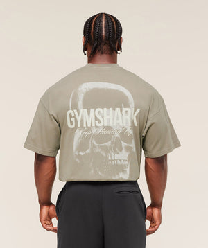 Gymshark Deadweight T-Shirt - Linen Brown