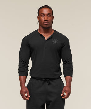 Gymshark Legacy Henley Black