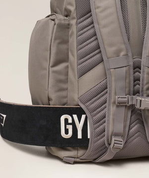 Women's Gymshark Bulk Backpack Linen Brown