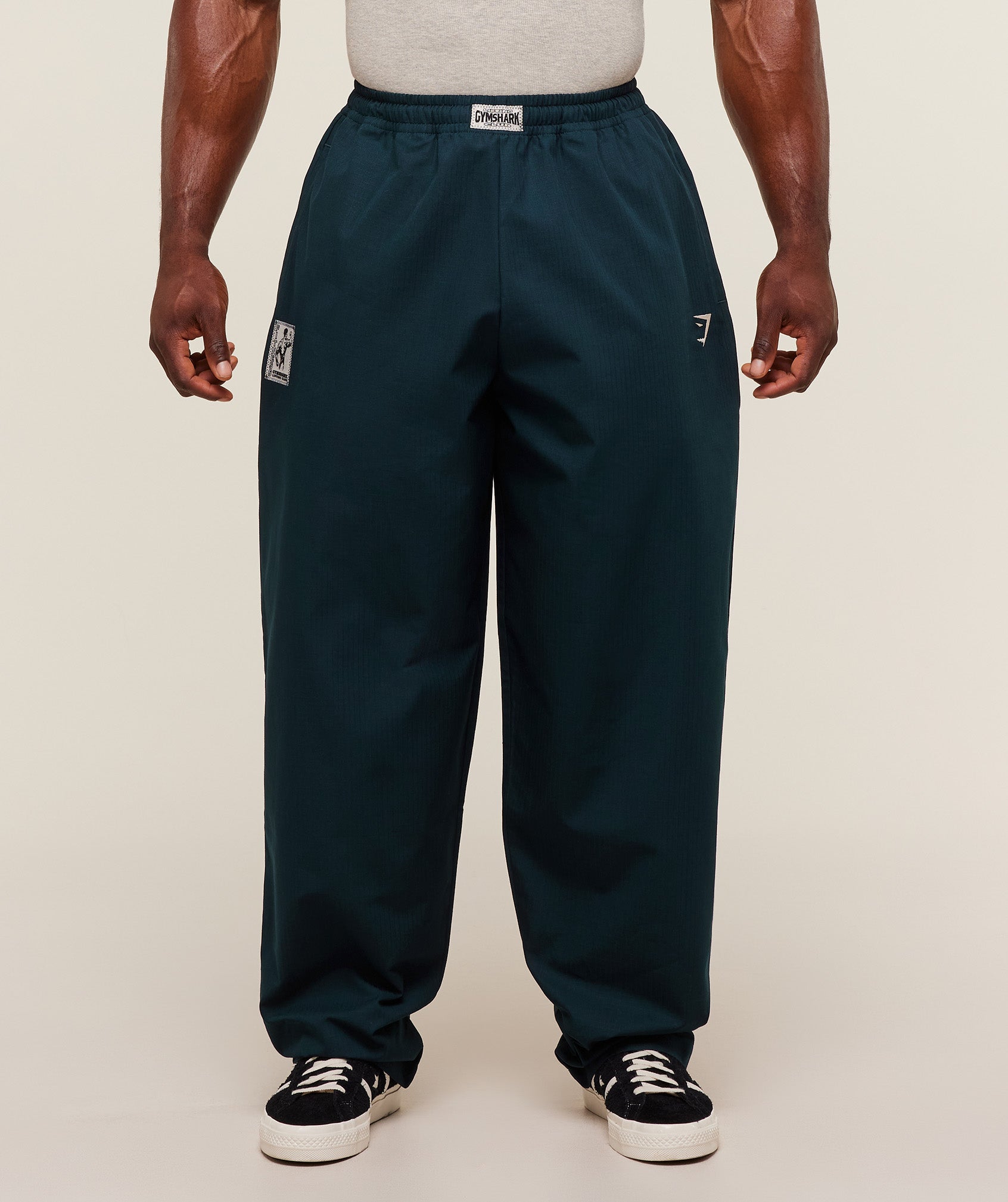 Gymshark Straight Leg Pumper Pants - Deep Petrol Blue