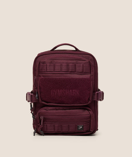 Gymshark Mini Tactical Backpack - GS Impact Burgundy