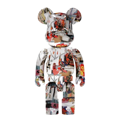 Bearbrick Andy Warhol x JEAN-MICHEL BASQUIAT #4 400%