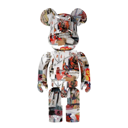 Bearbrick Andy Warhol x JEAN-MICHEL BASQUIAT #4 400%