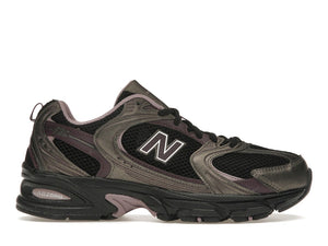 530 Shoes - Black with Black Metallic and Plum Brown