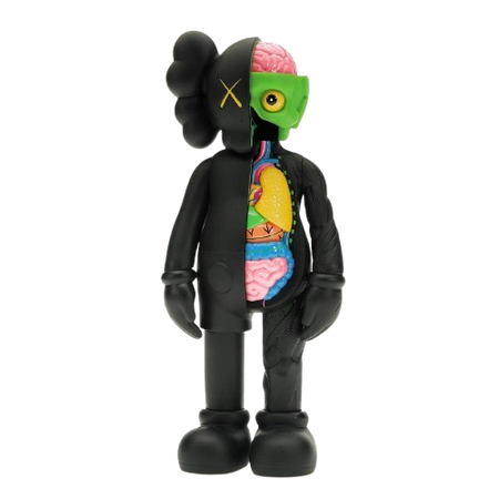 KAWS Companion Flayed Open Edition Vinyl Figure Black
