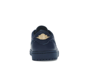 Jordan 1 Low Method of Make Midnight Navy Metallic Gold (Women's)