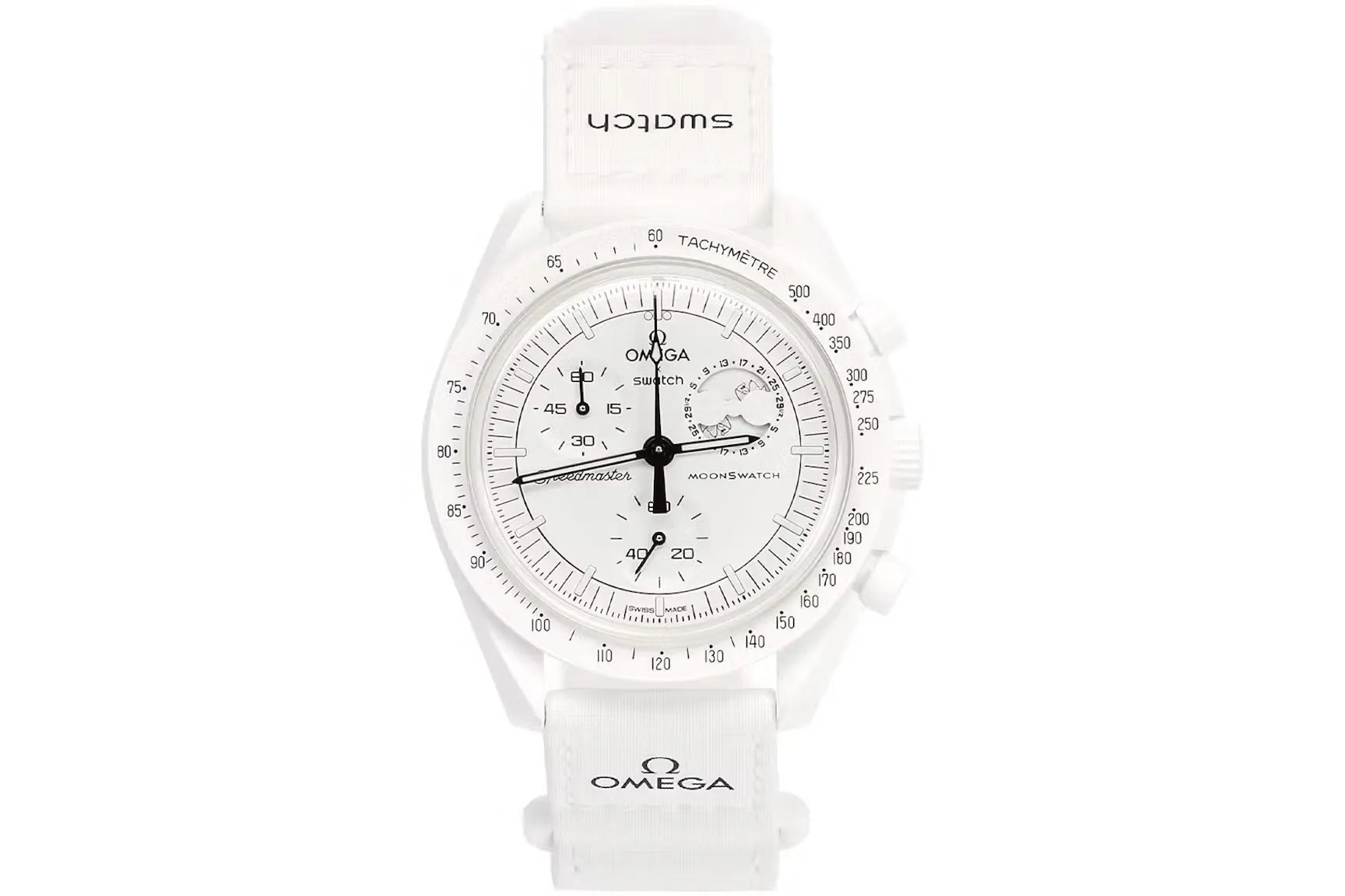 Swatch x Omega Bioceramic Moonswatch Mission To Moonphase Snoopy