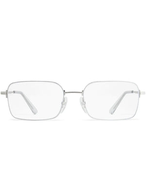 Invisible rectangle-frame sunglasses