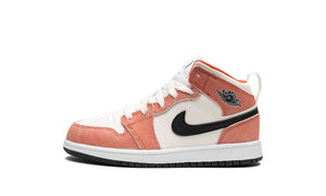 Air Jordan 1 Mid GS Orange Suede