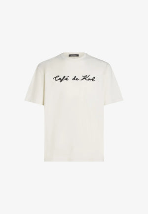KARL LAGERFELD X JORGE PARRA - Print T-shirt - cannoli cream