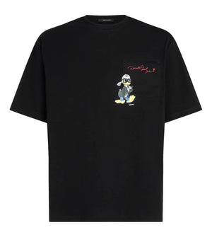 Karl Lagerfeld  Men Black Disney X KL Pocket T-Shirt