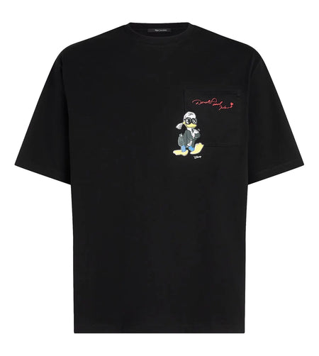 Karl Lagerfeld  Men Black Disney X KL Pocket T-Shirt