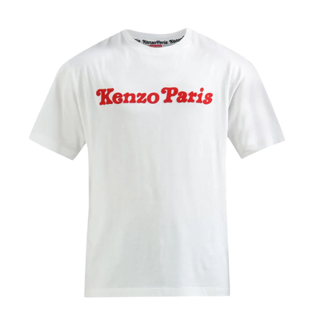 Kenzo Men White Flock Kenzo Front Verdy Tiger T-Shirt