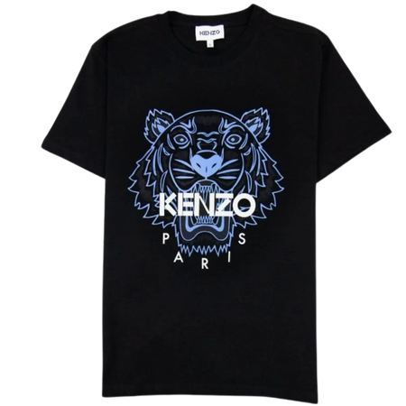 Kenzo Icon Tiger T-Shirt Black/blue Black/blue