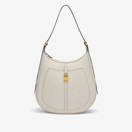 DeMellier The Siena Hobo off-white small grain
