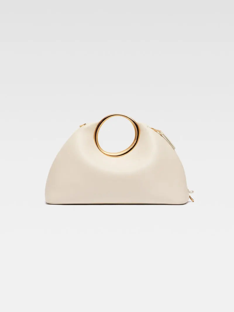 Jacquemus The Calino Nappa Leather Handbag Light Ivory