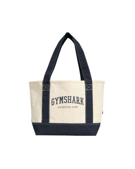 Women's Gymshark Collegiate Oversized Tote Oat White