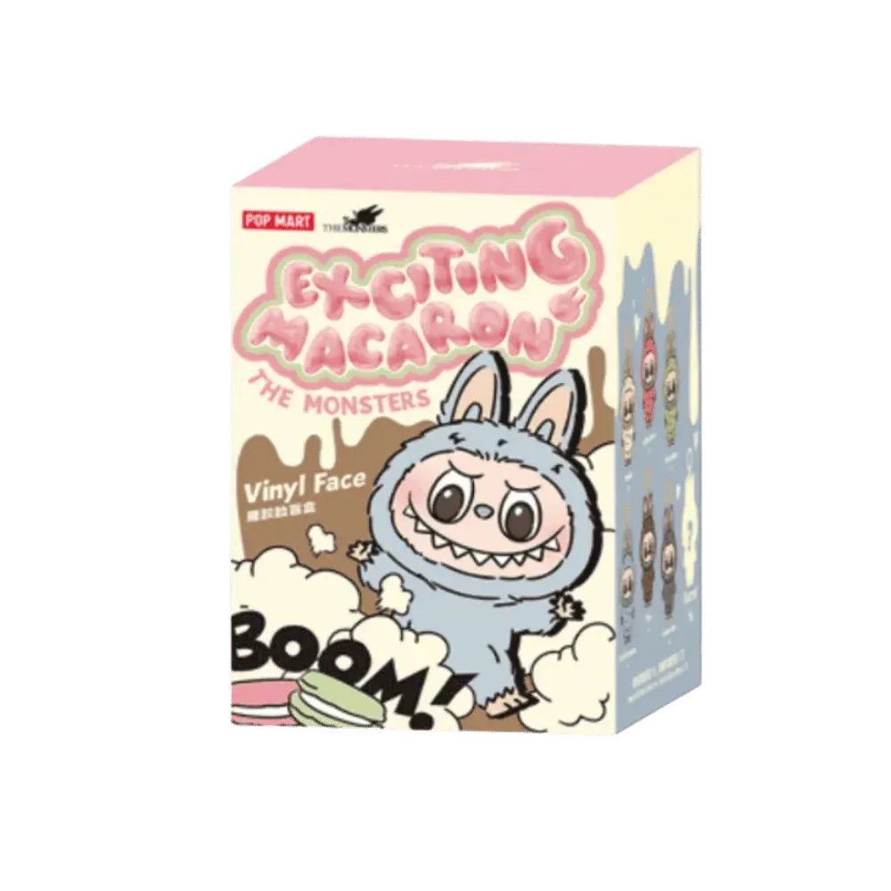 Pop Mart Labubu The Monsters Tasty Macarons Vinyl Face Sealed Case Pack of 1