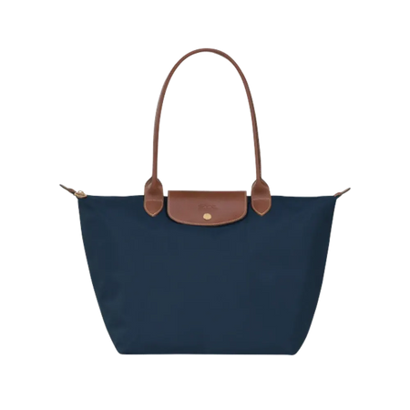 Longchamp Le Pliage Original M Tote bag Navy - Recycled canvas