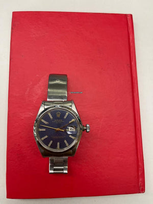 Rolex | Oyster Perpetual | 1500 | Steel | 34 mm | Steel | Blue | Automatic