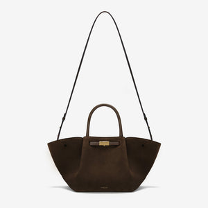DeMellier The Midi New York mocha suede & mocha smooth