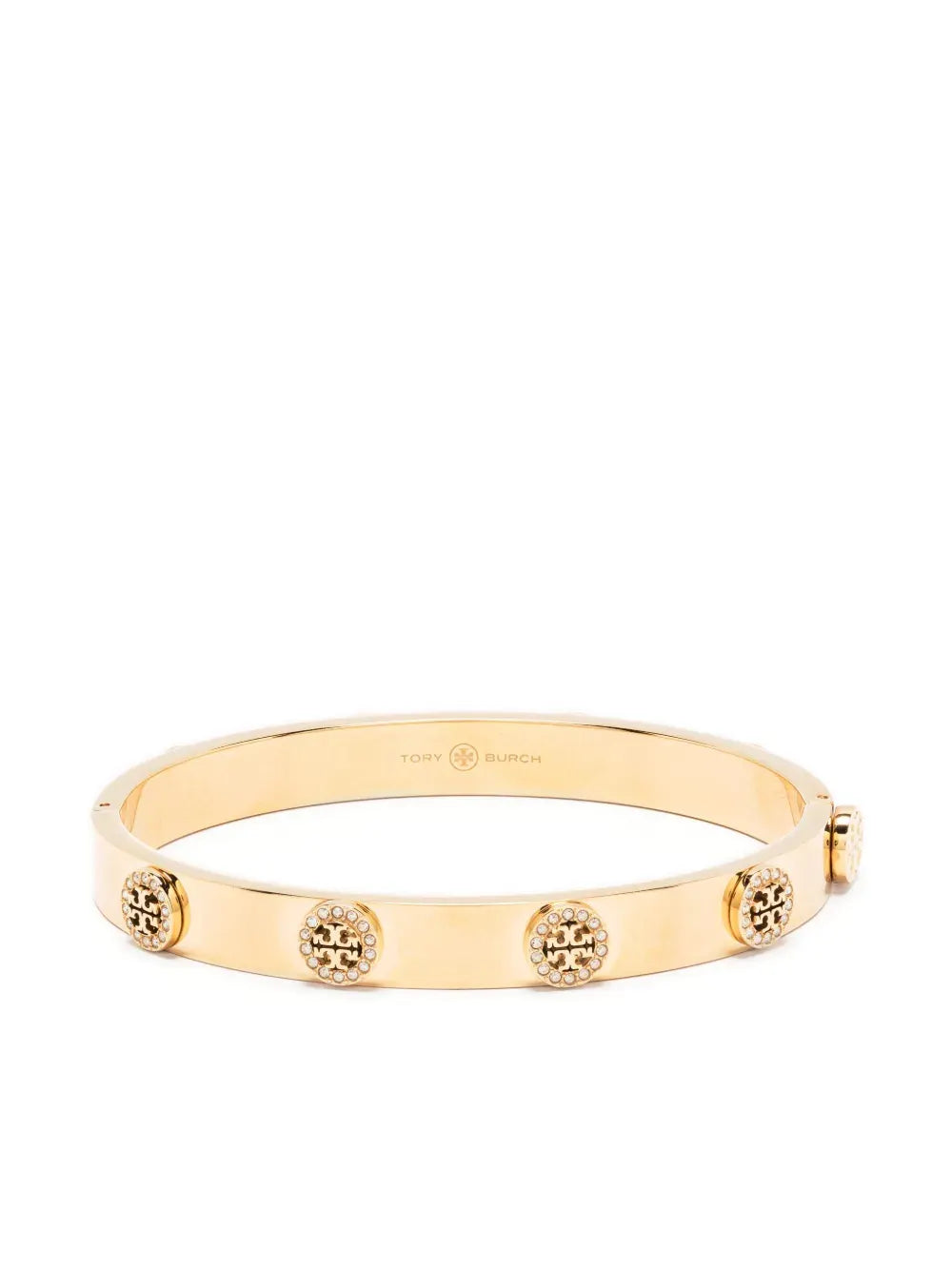 Miller stud pavé hinge bracelet