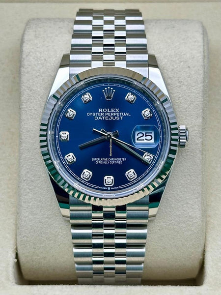 Rolex | Datejust | 126234 | Steel | 41 mm | Steel | Blue | Automatic