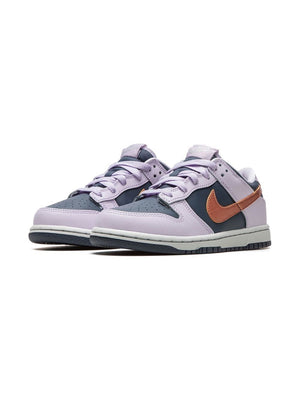 Nike Dunk Low Brown Swoosh Thunder Blue