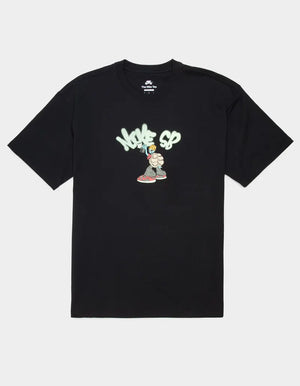 Nike SB Max 90 Spray Turtle Skate Tee Shirt - Black