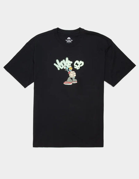 Nike SB Max 90 Spray Turtle Skate Tee Shirt - Black