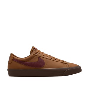 Nike BLAZER LOW PRO GT LIGHT BRITISH TAN/DARK TEAM RED