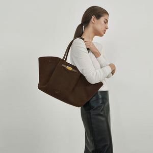 DeMellier The New York mocha suede & mocha smooth