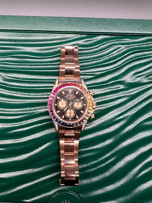 Rolex116505 116505 RAINBOW CUSTOM DIAMONDS EVEROSE