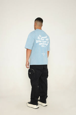 God's Shield T-Shirt ( Powder Blue)