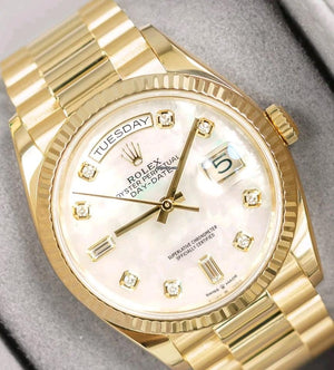 Rolex | Day-Date | 128238 | 36 x 43 mm | Yellow gold | Automatic