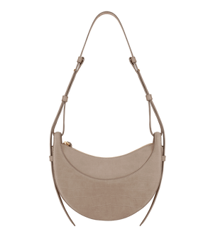Polene Numero Dix Crocodile Nubuck Taupe
