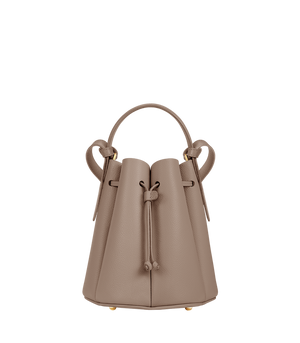 Polene Numero Huit Mini Textured Taupe