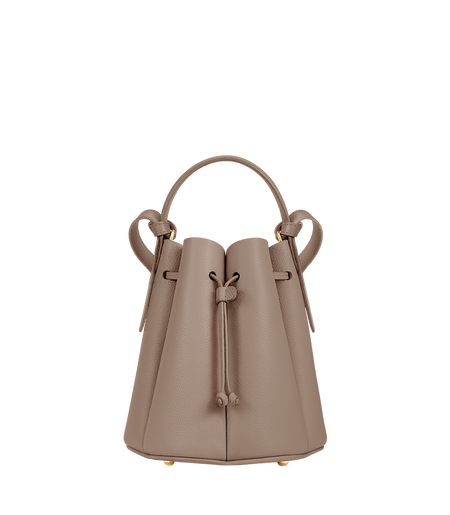Polene Numero Huit Mini Textured Taupe