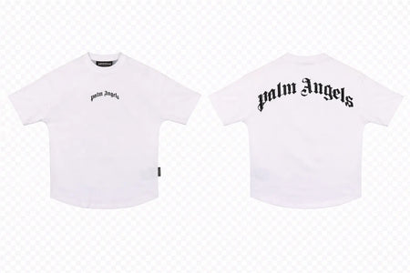 Palm Angels Classic Logo Over White T-Shirt