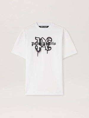 Paris Monogram Spray T-Shirt WHITE