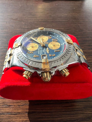 Breitling Chronomat Evolution B13356 Two-Tone Steel & 18 K Go