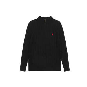 Polo Ralph Lauren Cable Knit Sweater Black