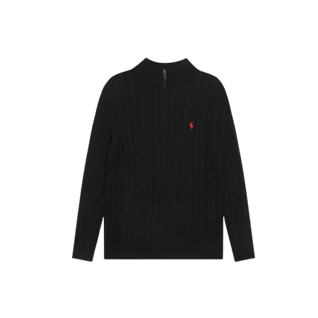 Polo Ralph Lauren Cable Knit Sweater Black