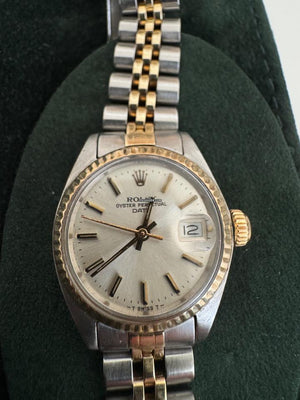 Rolex | Datejust | 6917 | Gold/Steel | 26 mm | Yellow gold | Champagne